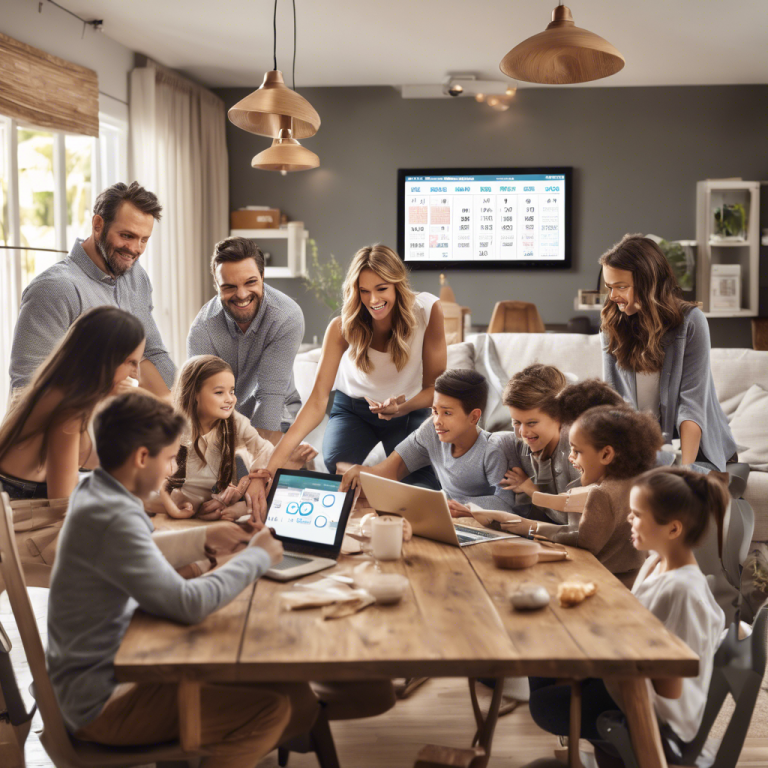 How to coordinate schedules with multiple family members.